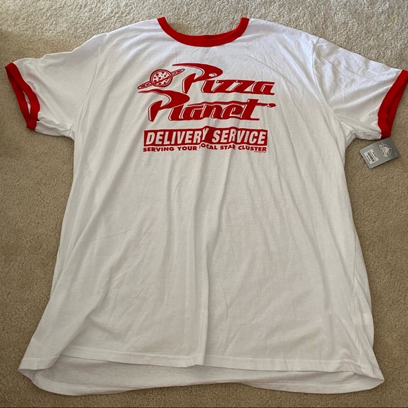 Disney Tops - NWT Disney Pixar pizza planet toy story graphic t